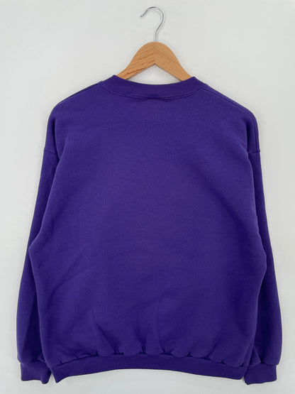 1993 MINNESOTA VIKINGS Made in USA Size L Vintage NFL Sweat-Shirt / A7427