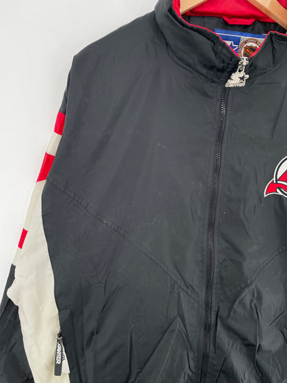 90’s STARTER x NEW JERSEY DEVILS Size L Vintage NHL Nylon Jacket / E3224N