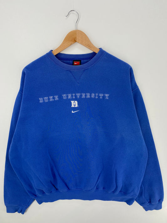 00' NIKE DUKE Size XL Vintage College Sweat-Shirts/ A814