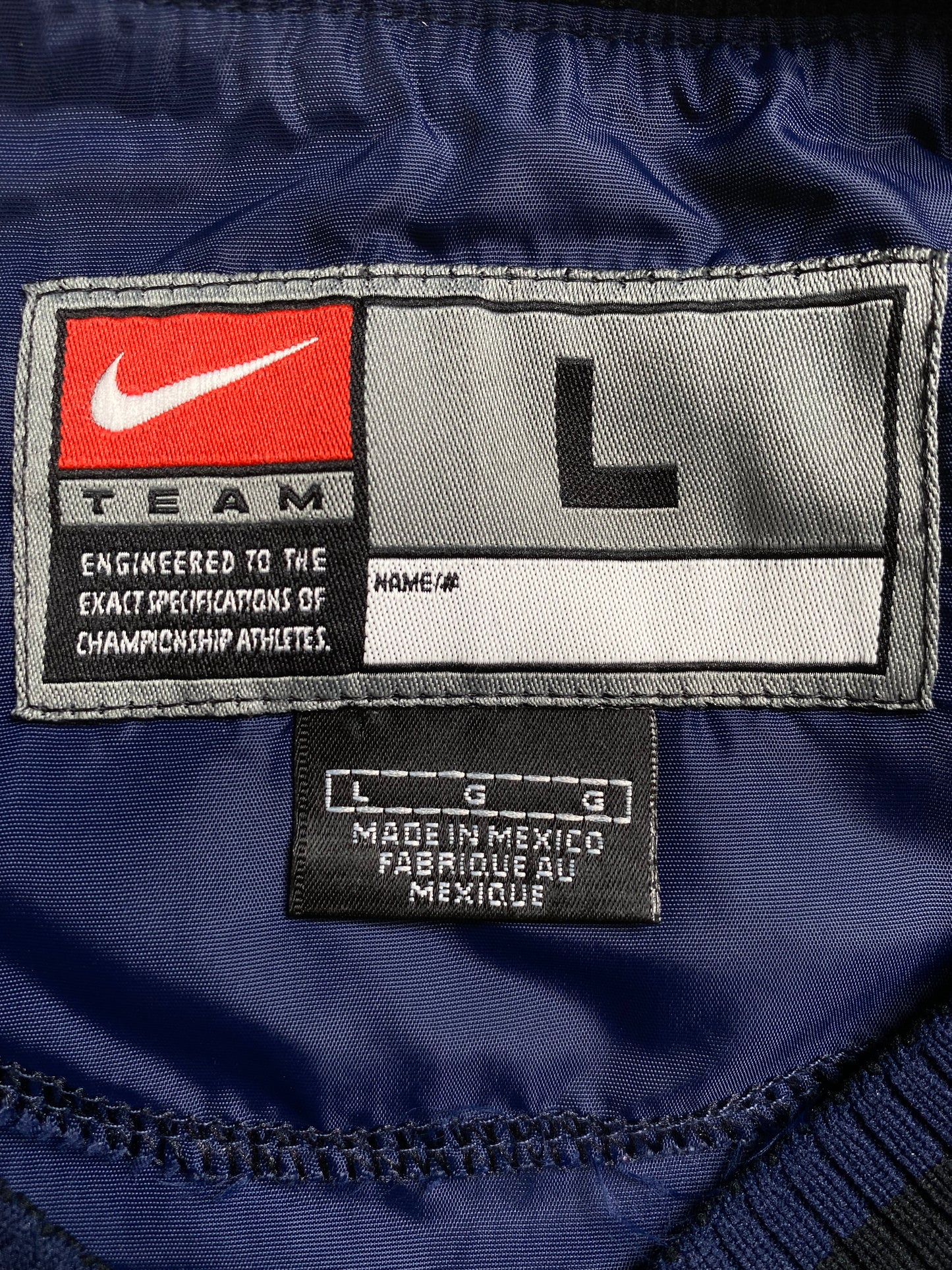 00' NIKE MINI SWOOSH Size L Vintage Nylon Jacket / A2773