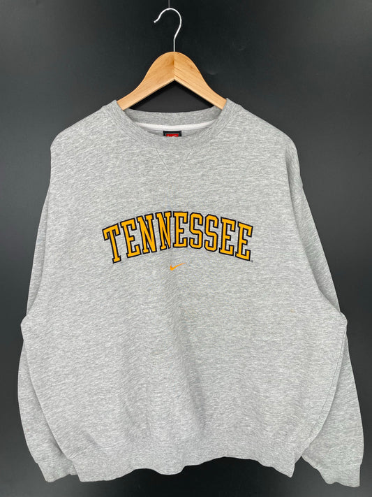 00' NIKE TENNESSEE Size XL Vintage College Sweat-shirt / K9276