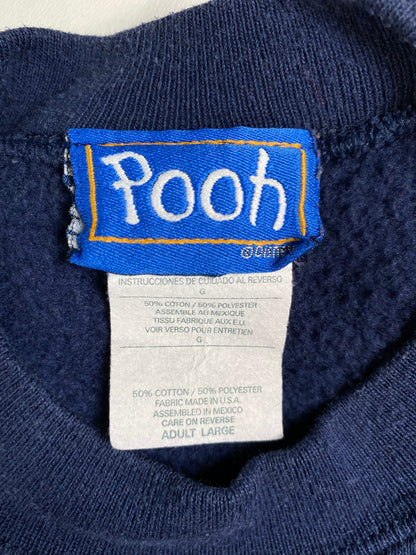 90's DISNEY POOH Size L Vintage Sweat-shirt / A3128