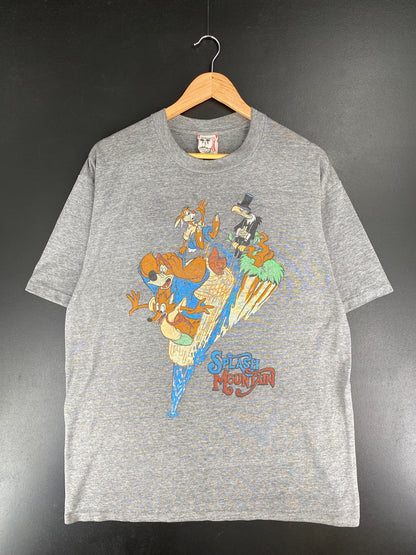 90's SPLASH MOUNTAIN Made in USA Size Approx.L Vintage T-Shirt / E6707T
