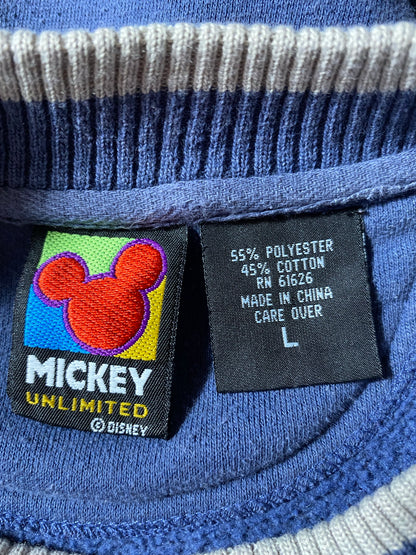 90’s DISNEY MICKEY Size L Vintage Sweat-shirt / K4140