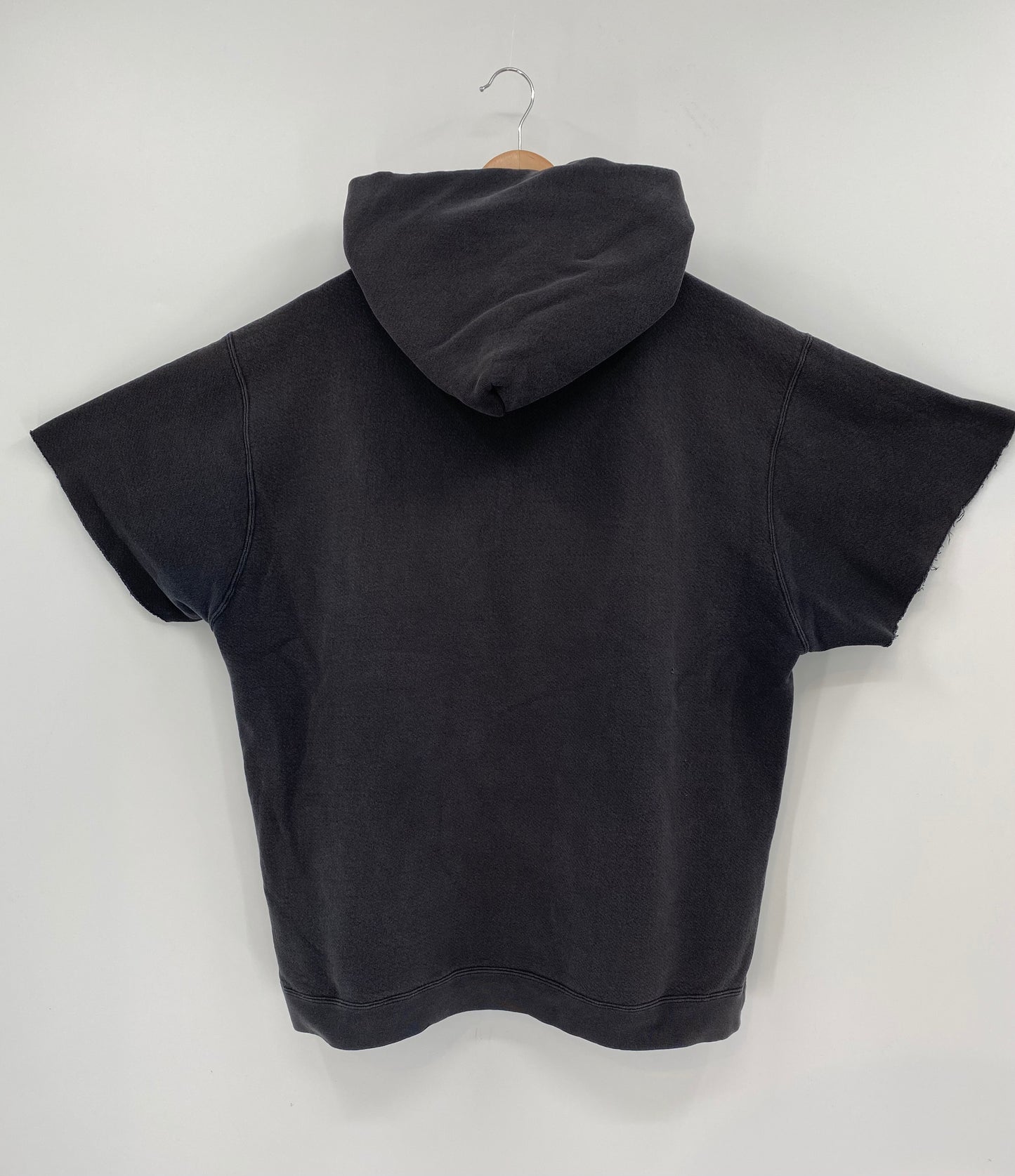 90's NIKE CENTER SWOOSH Size XL Vintage Short Sleeve Hoodie Sweat-Shirt / K6715