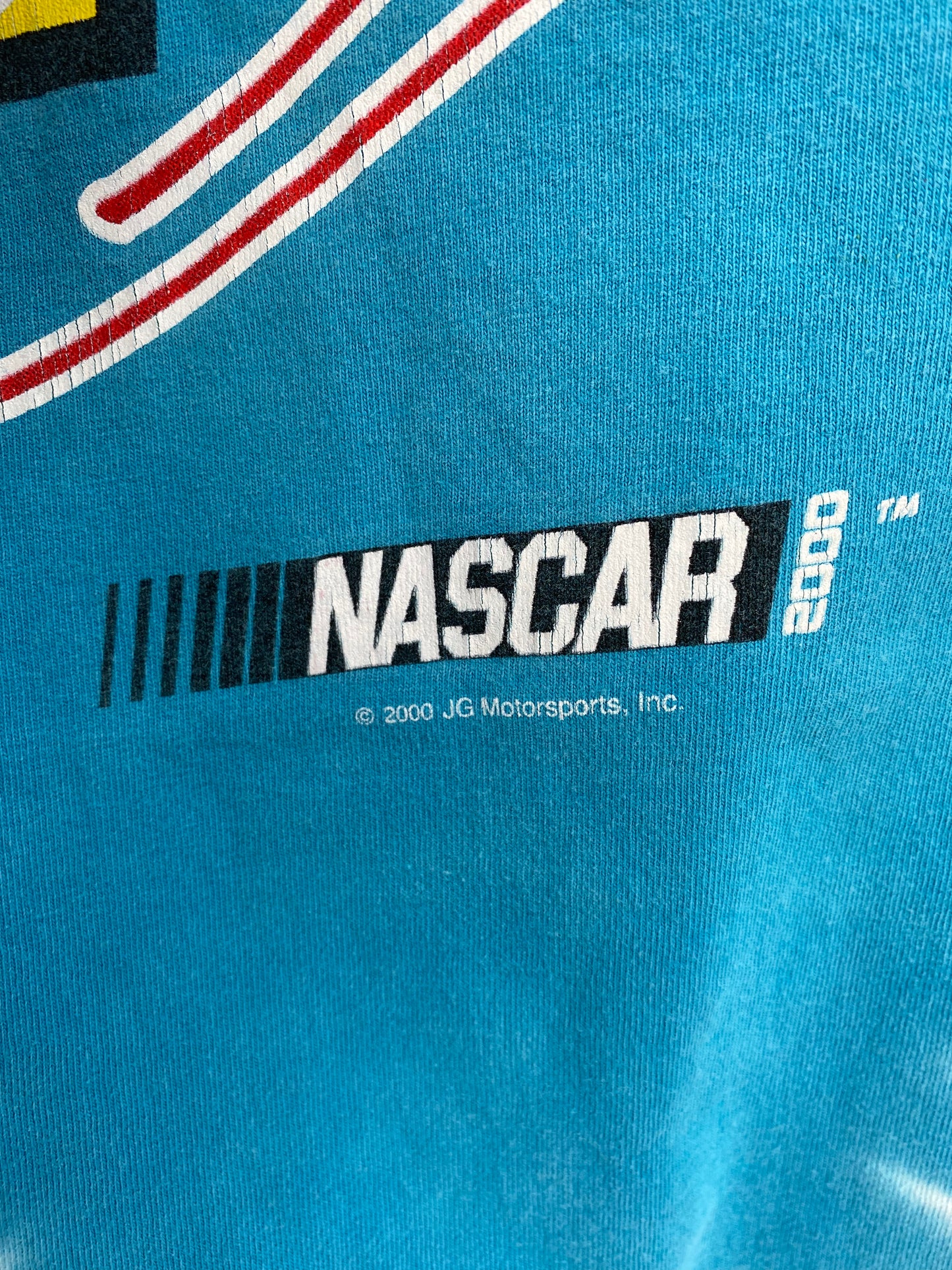 2000 NASCAR JEFF GORDON Size XL Vintage Racing T-Shirts / K9811
