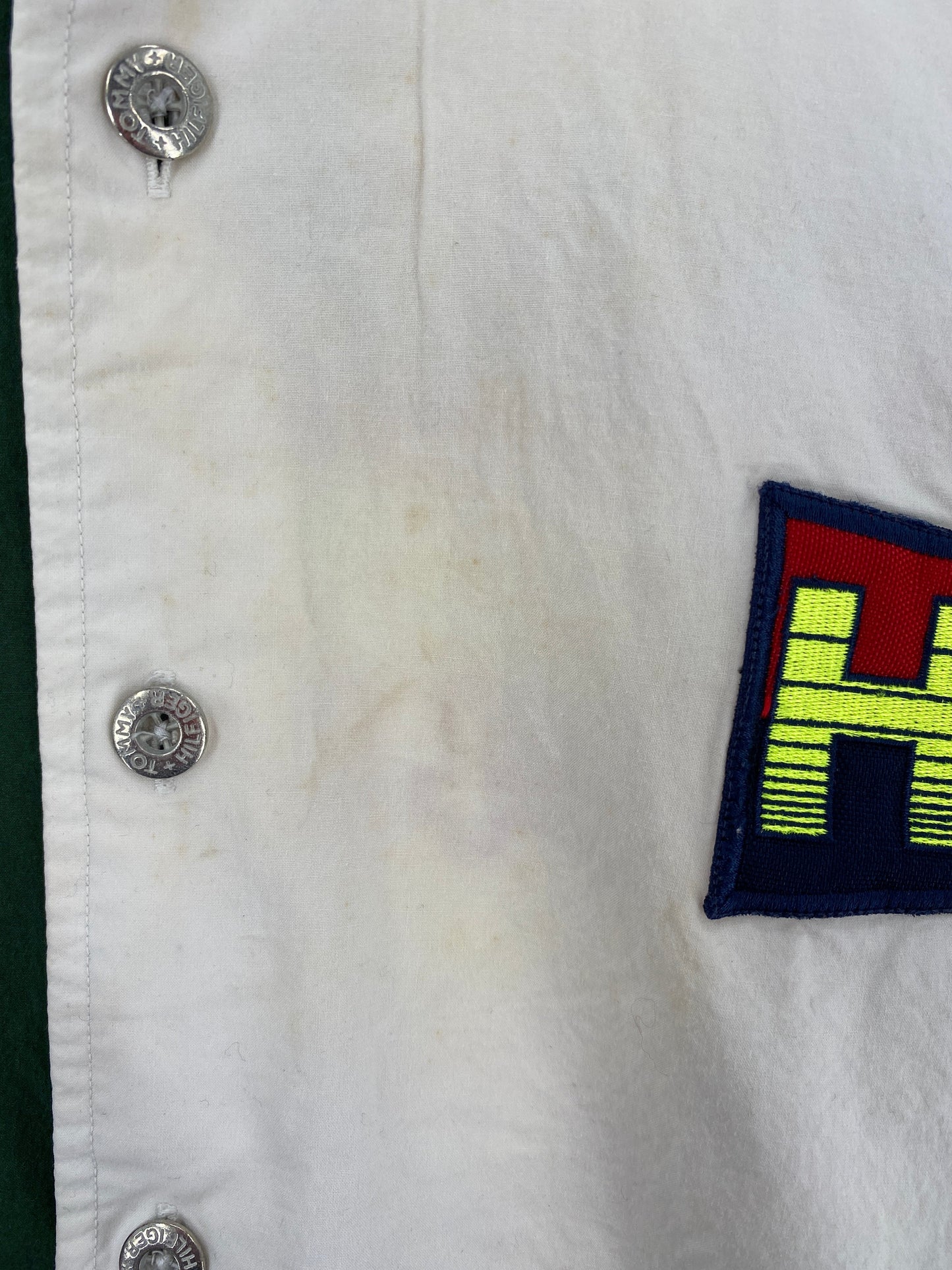 90’s TOMMY HILFIGER Size L Vintage Button-Down Shirt / E2267B