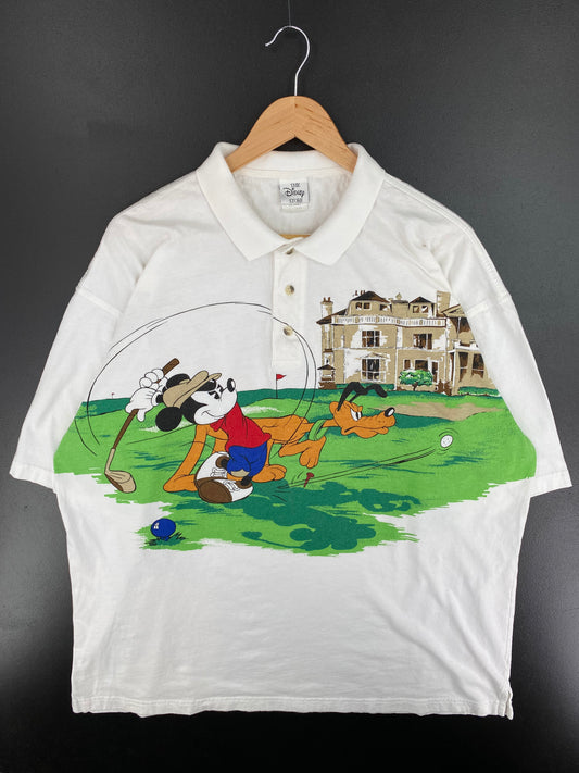 00' DISNEY MICKEY Size XL Vintage T-Shirts / A585