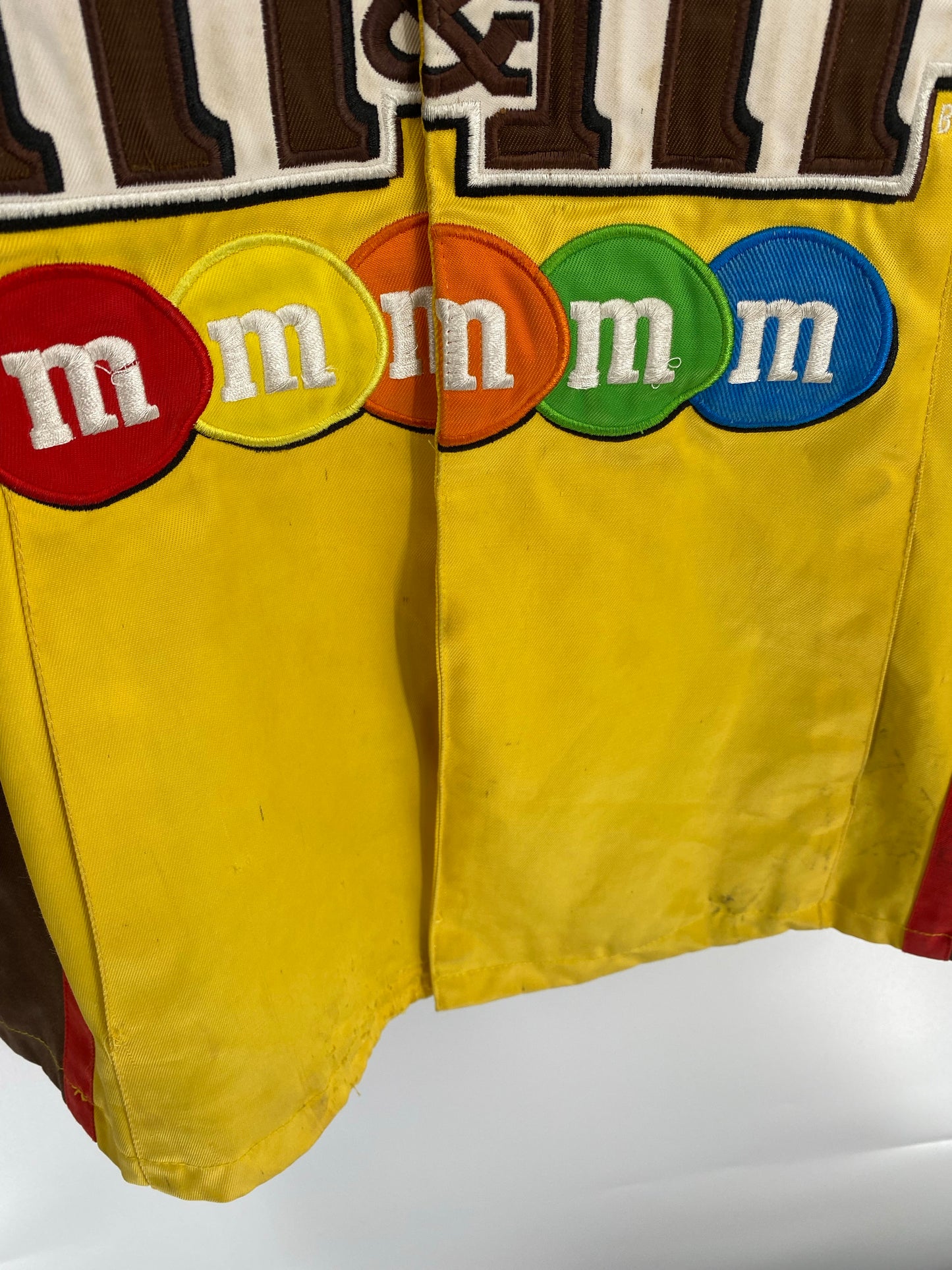 Vintage NASCAR M&M'S KYLEBUSCH Size Ladies XL Racing Jacket/ K6683