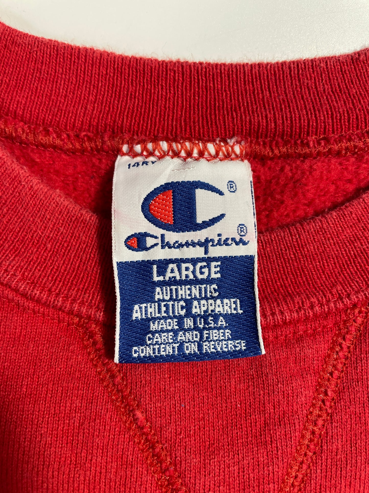 90's Champion x SAN FRANCISCO 49ERS Made in USA Size L Vintage NFL Sweat-shirt / E16