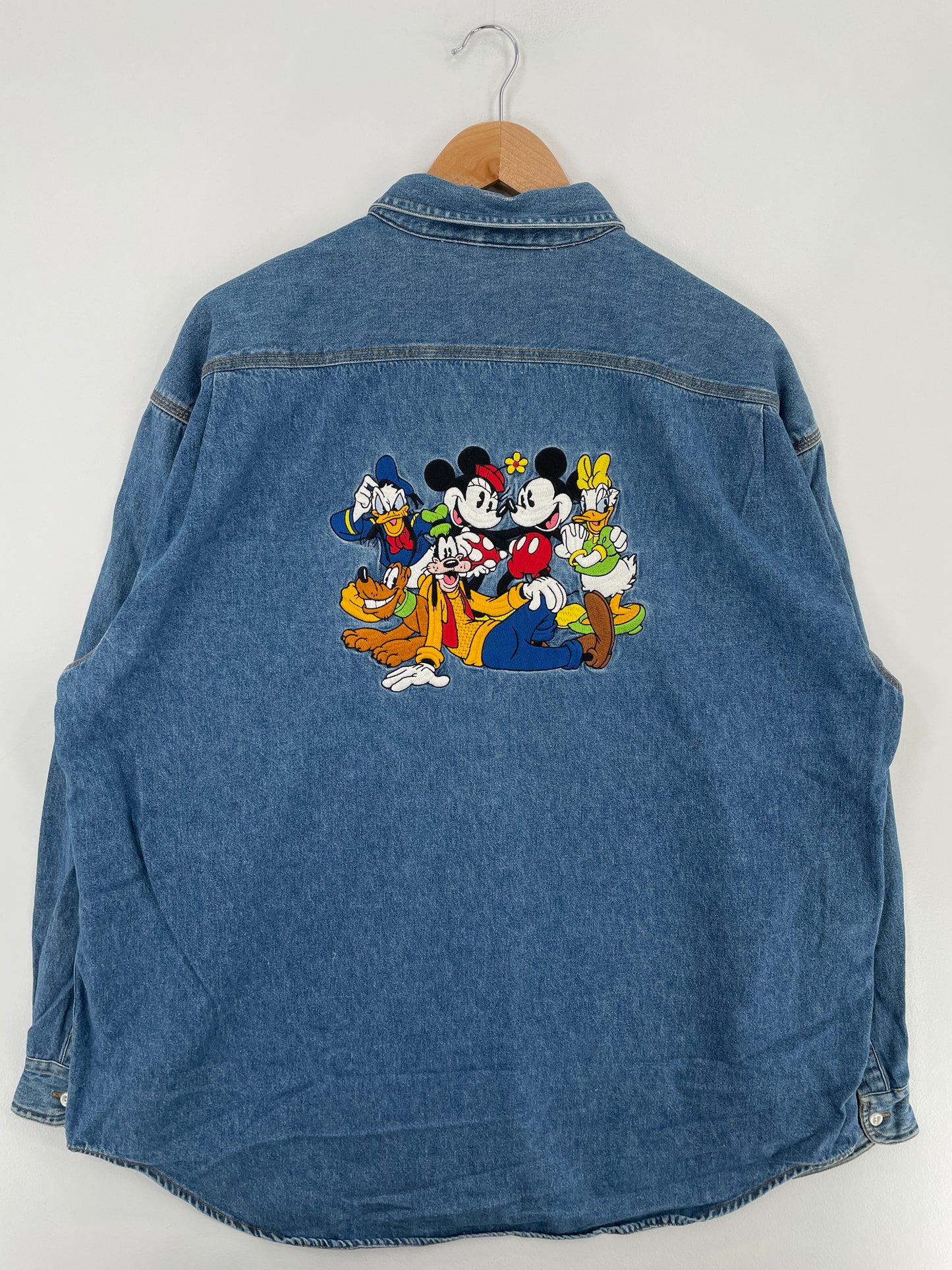 00' DISNEY Size XL Vintage Button down Shirt / E5140B