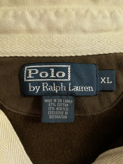 90's POLO RALPH LAUREN Size XL Vintage Rugby shirt / A1985