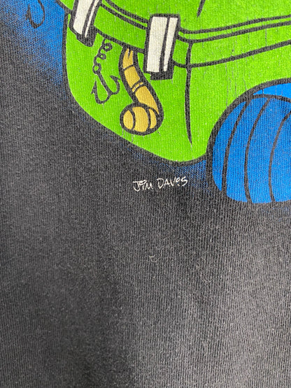 90’s GARFIELD Size XXL Vintage T-Shirt / K9600
