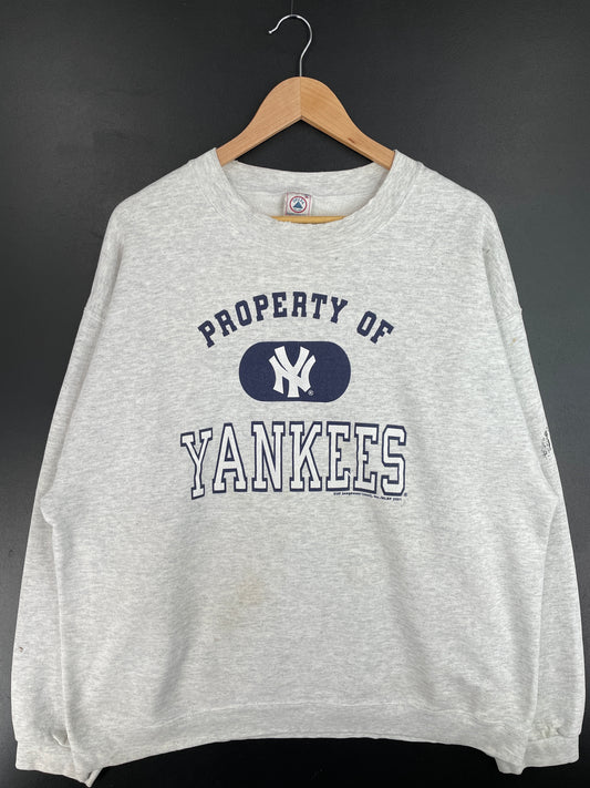 2001 NEW YORK YANKEES Size XL Vintage MLB Sweat-Shirt / E4335S