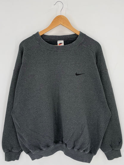 90's NIKE MINI SWOOSH Made in USA Size L Vintage Sweat-Shirt / A6818