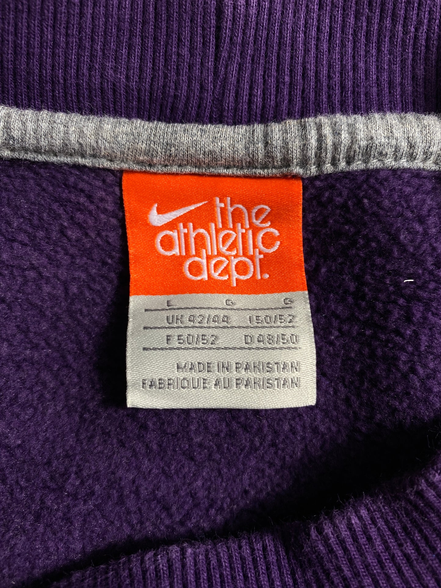 00' NIKE MINI SWOOSH Size L Vintage Sweat-Shirt / A4355
