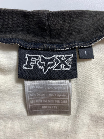 Vintage HONDA FOX Size L Long-Sleeve Racing T-Shirt / k5055