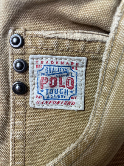 .90’s POLO RALPH LAUREN Size W34xL30 Double Knee Duck Pants / A9095