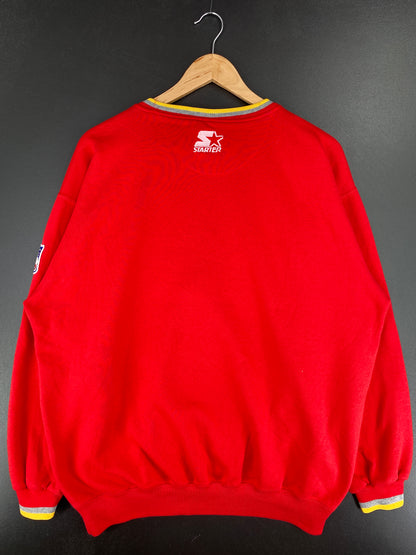 80's STARTER x KANSAS CITY CHIEFS Size XL Vintage NFL Sweat-Shirt / A6111