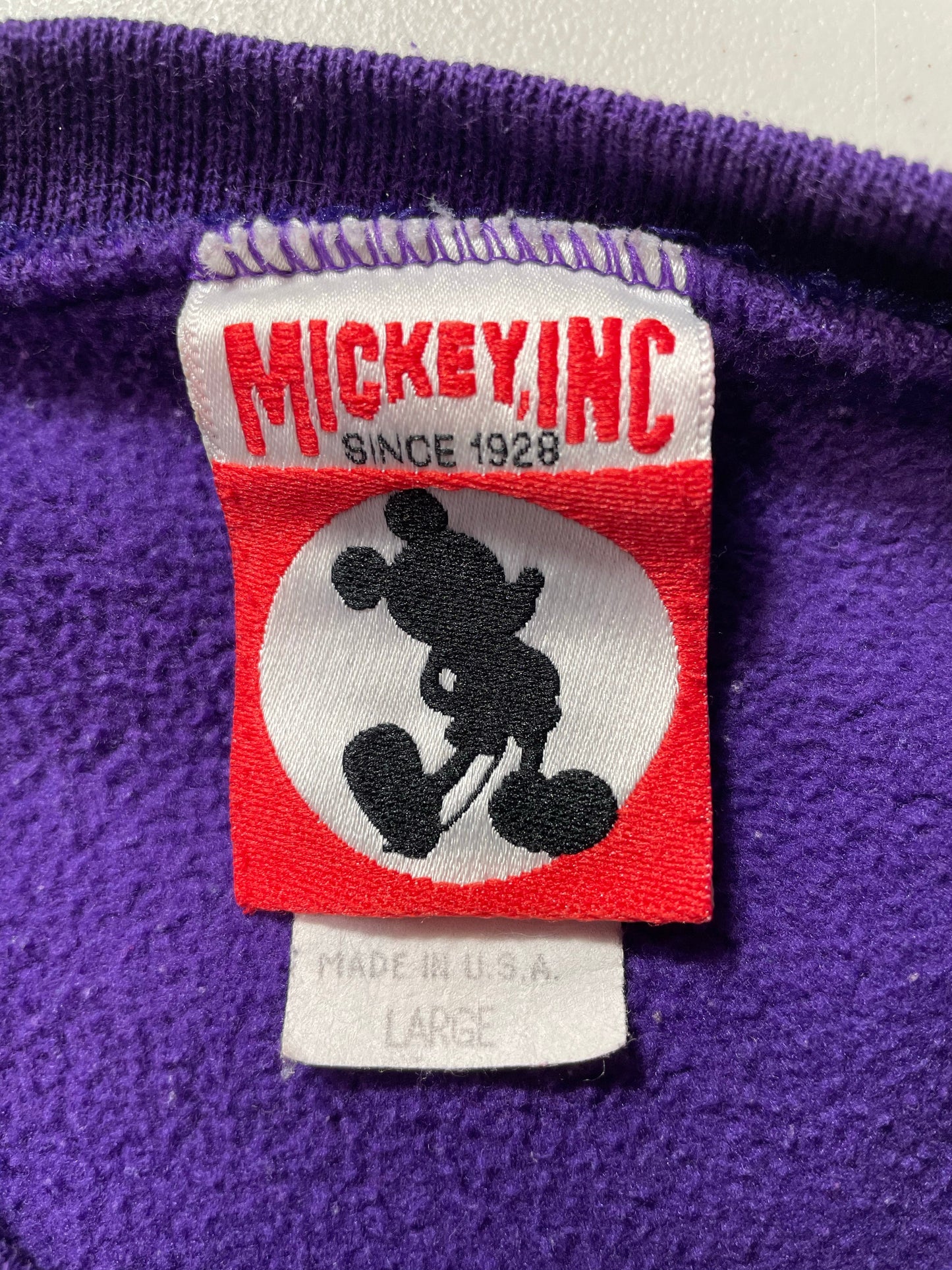 90's DISNEY MICKEY Made in USA Size L Vintage Sweat-shirt / A8387