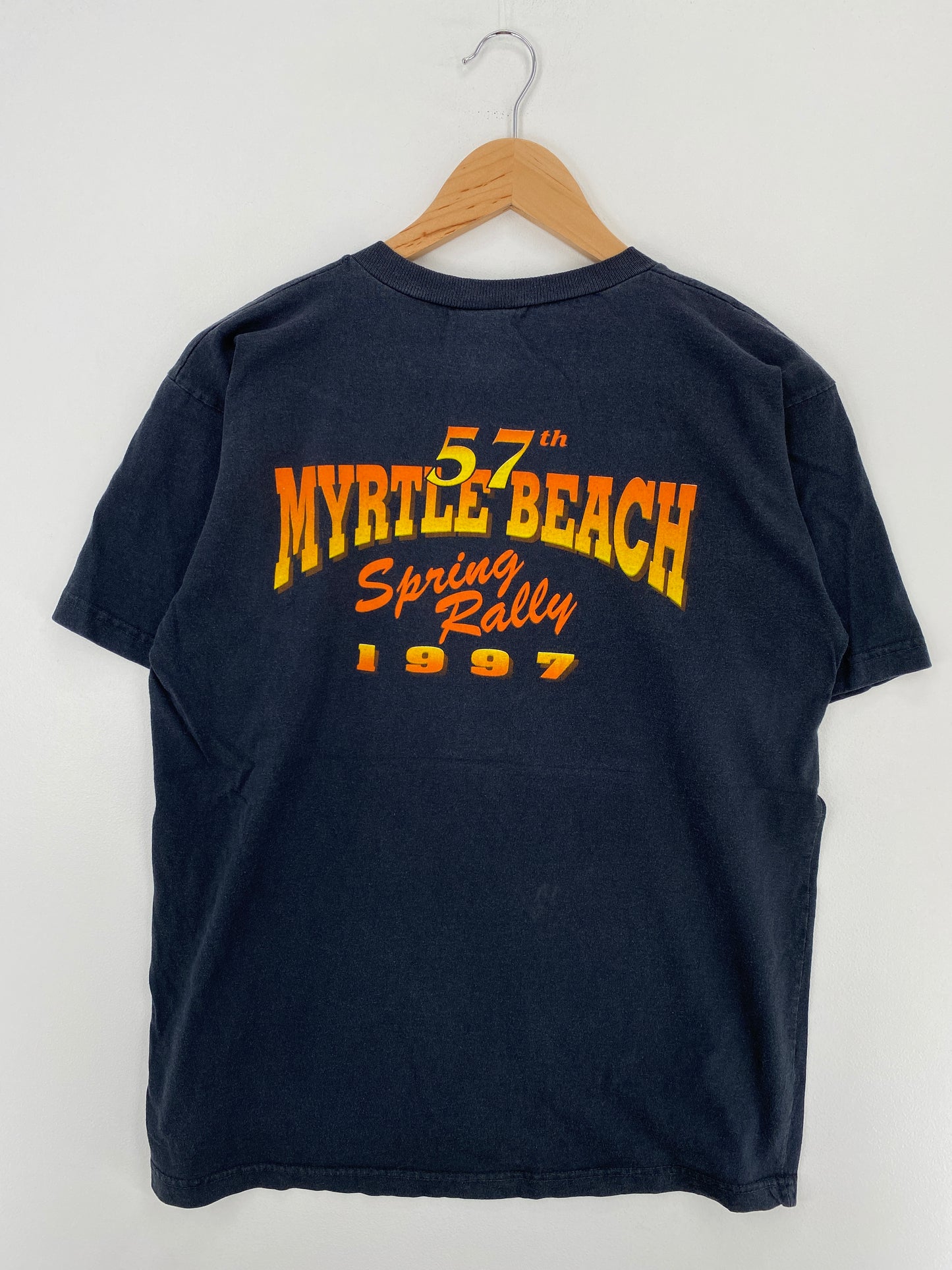 1997 MYRTLE BEACH BIKE WEEK Made in USA Size L Vintage T-Shirt / A4563