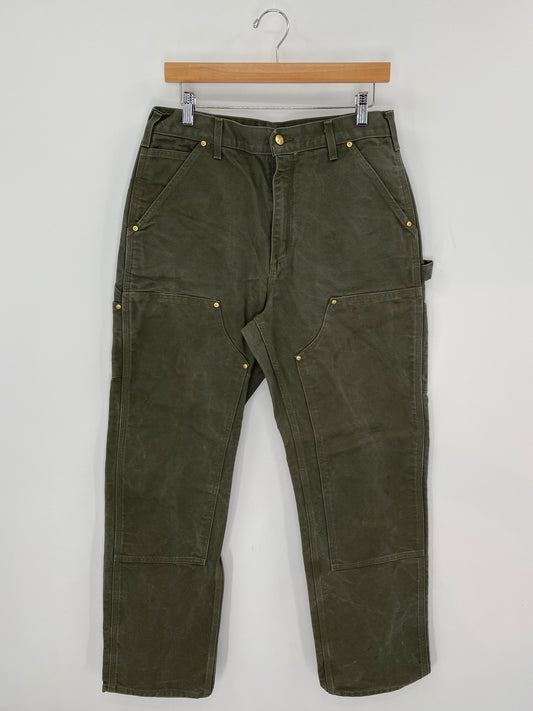 Vintage CARHARTTSize W32xL32 Double Knee Duck Pants / K8209