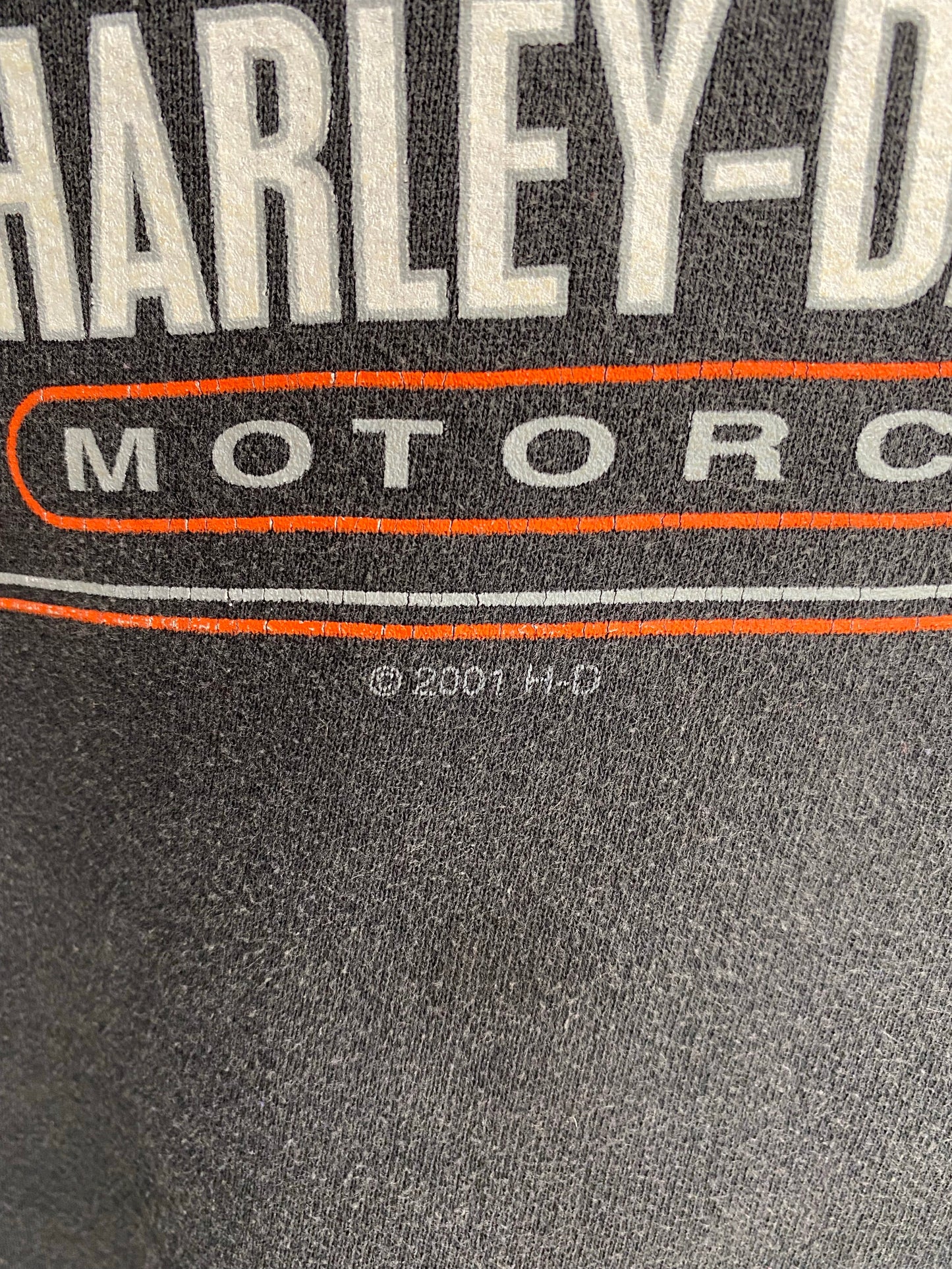 2001 HARLEY DAVIDSON Size No Tag (Approx.XL) Vintage Sweat-shirt / K9020