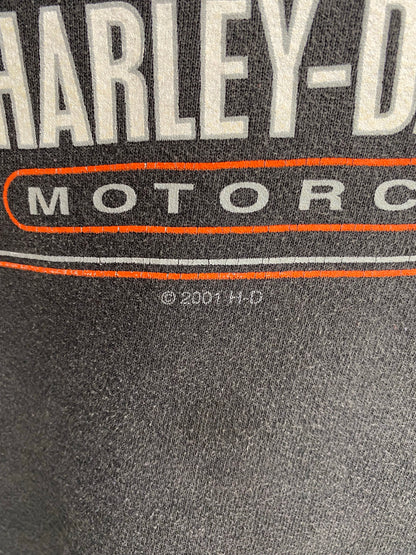 2001 HARLEY DAVIDSON Size No Tag (Approx.XL) Vintage Sweat-shirt / K9020