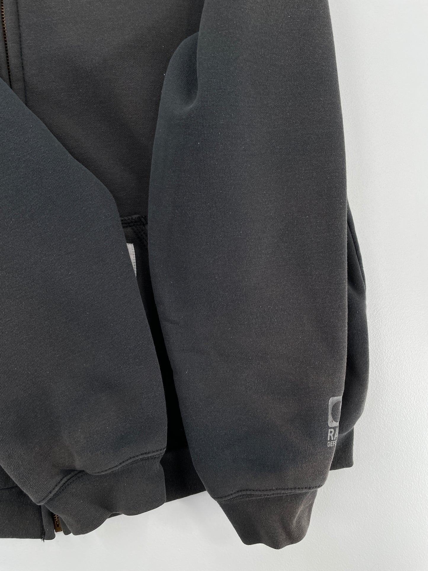 Vintage CARHARTT Size L Hoodie Zip-up Sweat-Shirt / E3060S