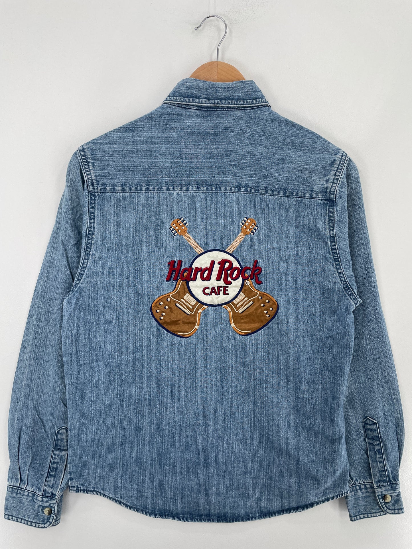 Vintage HARD ROCK CAFE Size M Button down Shirt / E5141B