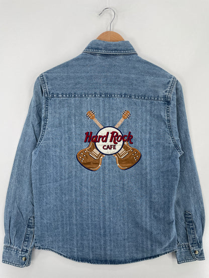Vintage HARD ROCK CAFE Size M Button down Shirt / E5141B