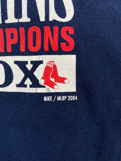 2004 NIKE x BOSTON RED SOX Size M Vintage MLB T-shirt / E5877T