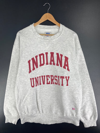 00' INDIANA UNIVERSITY Size L Vintage College Sweat-Shirts / A5305