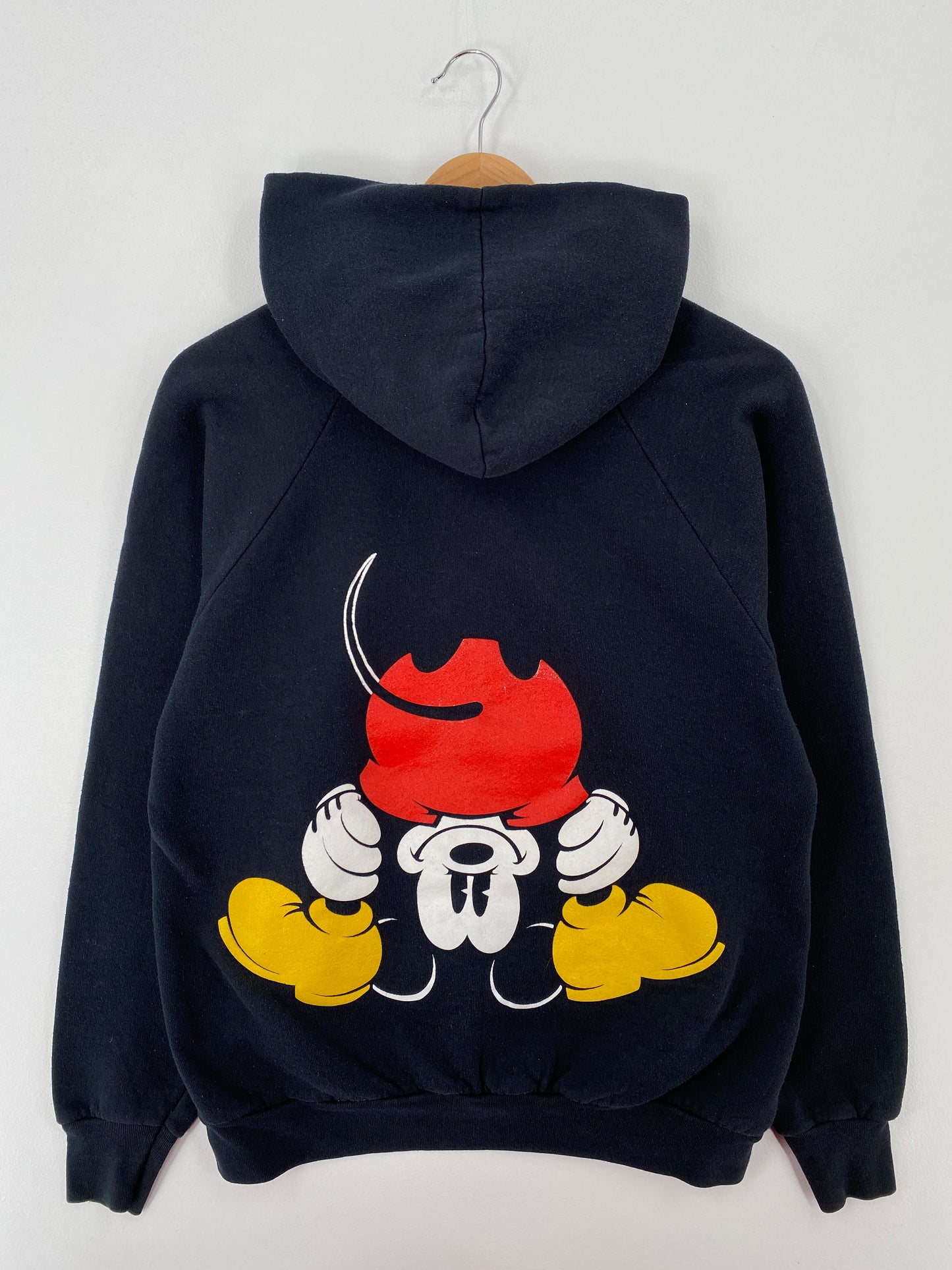 90's  DISNEY MICKEY Made in USA Size L Vintage Hoodie Sweat-shirt / A9590