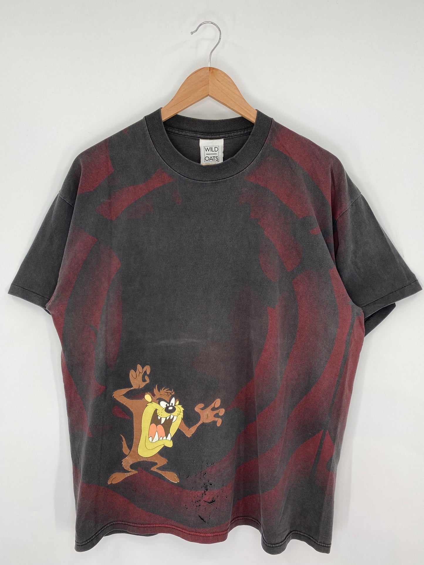 90’s LOONEY TUNES TAZ Made in USA Size L T-Shirts / E684