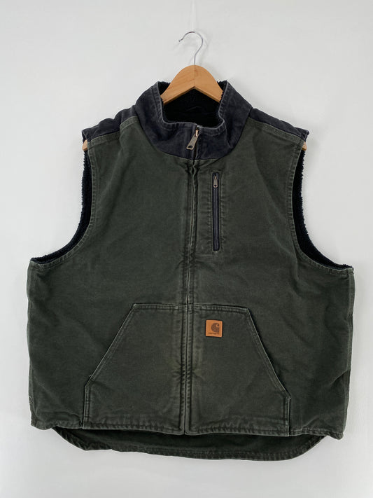 Vintage CARHARTT Size XL Duck Vest / E203
