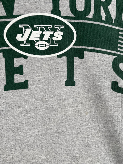 Vintage NEW YORK JETS Size L Vintage NFL Hoodie Sweat-Shirt / E1083