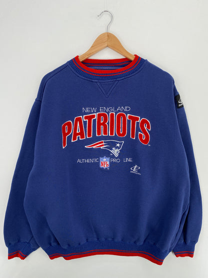 00' NEW ENGLAND PATRIOTS Size XL Vintage NFL Sweat-shirt / A4845