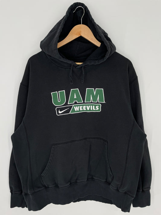 00' NIKE UNIVERSITY OF ARKANSAS UAM Size XL Vintage College Hoodie Sweat-Shirts/ A36