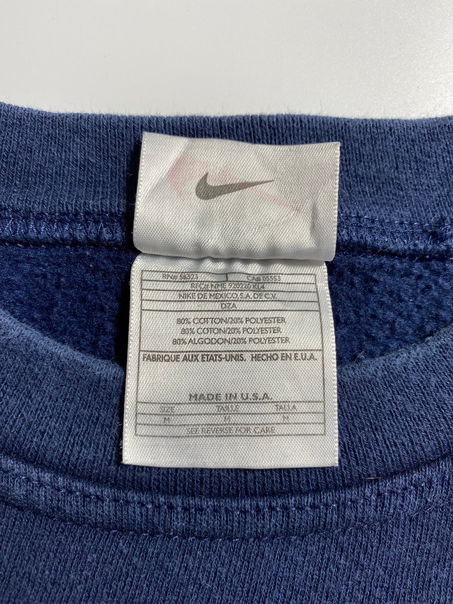 90’s NIKE MINI SWOOSH Made in USA Size M Vintage Sweat-shirt / K6256