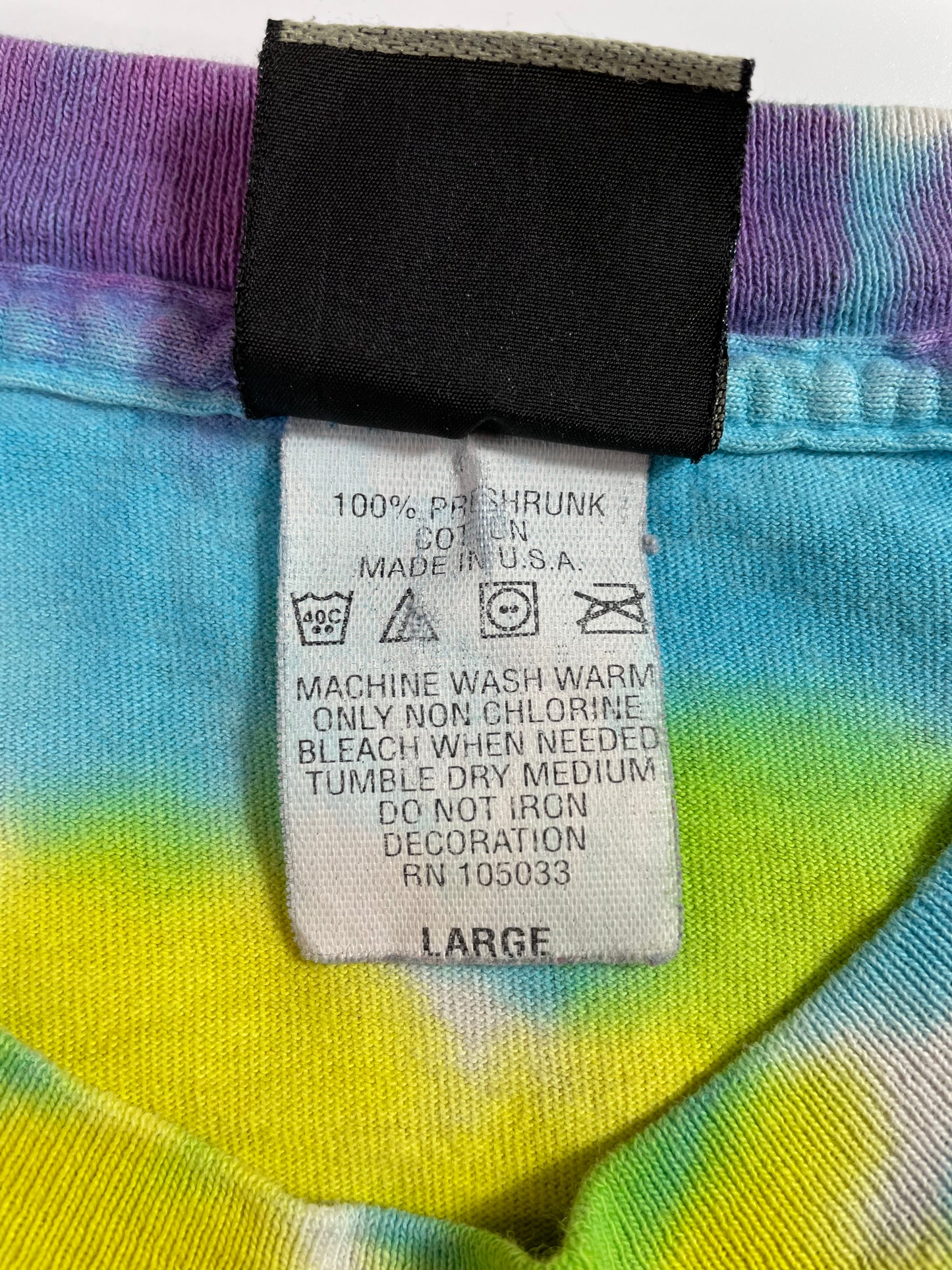 90's LIQUID BLUE x GRATEFUL DEAD Made in USA Size L Vintage Music T- Shirt / A1929