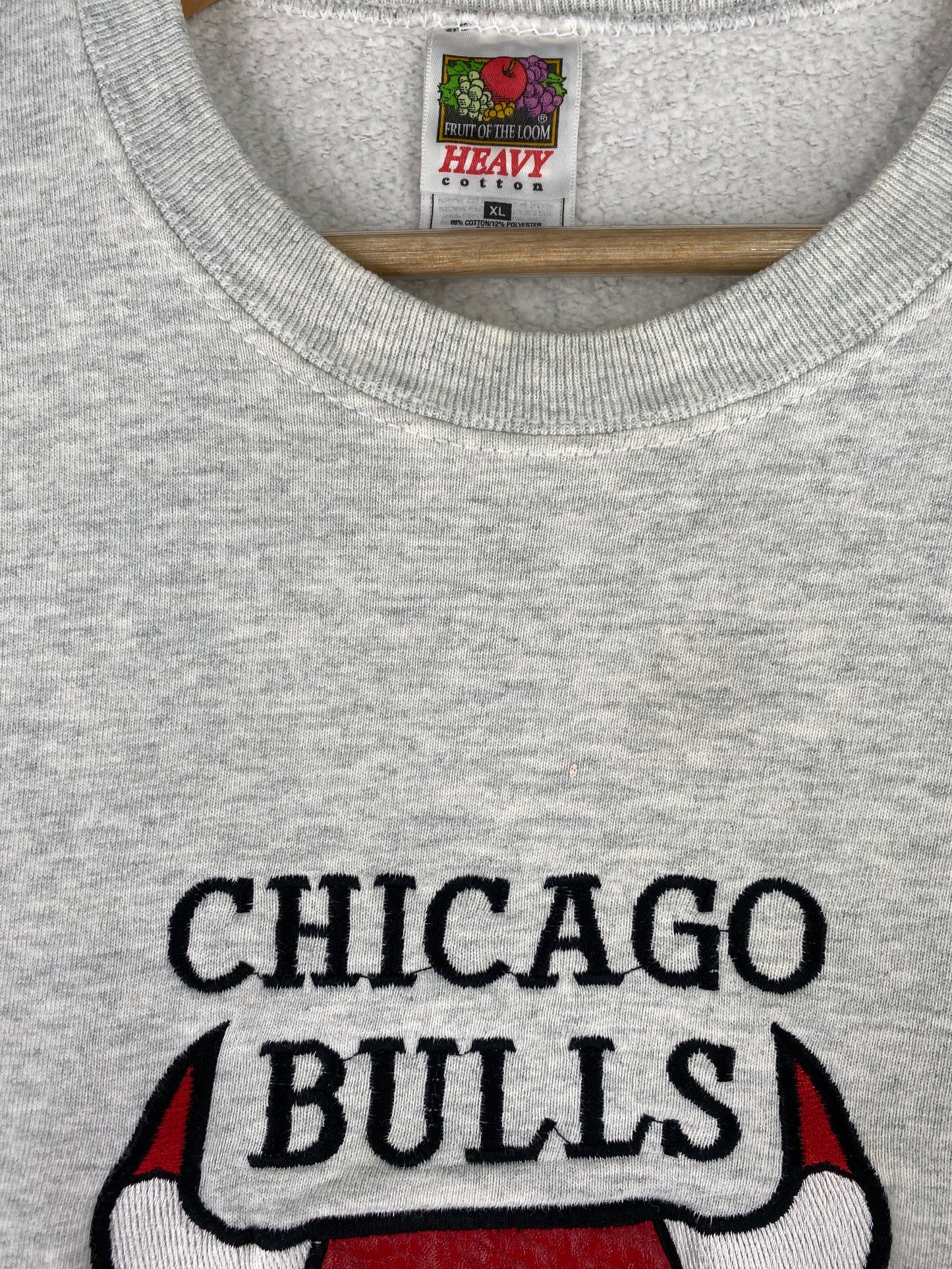 90's CHICAGO BULLS Made in USA Size XL Vintage NBA Sweat-Shirt / A6082