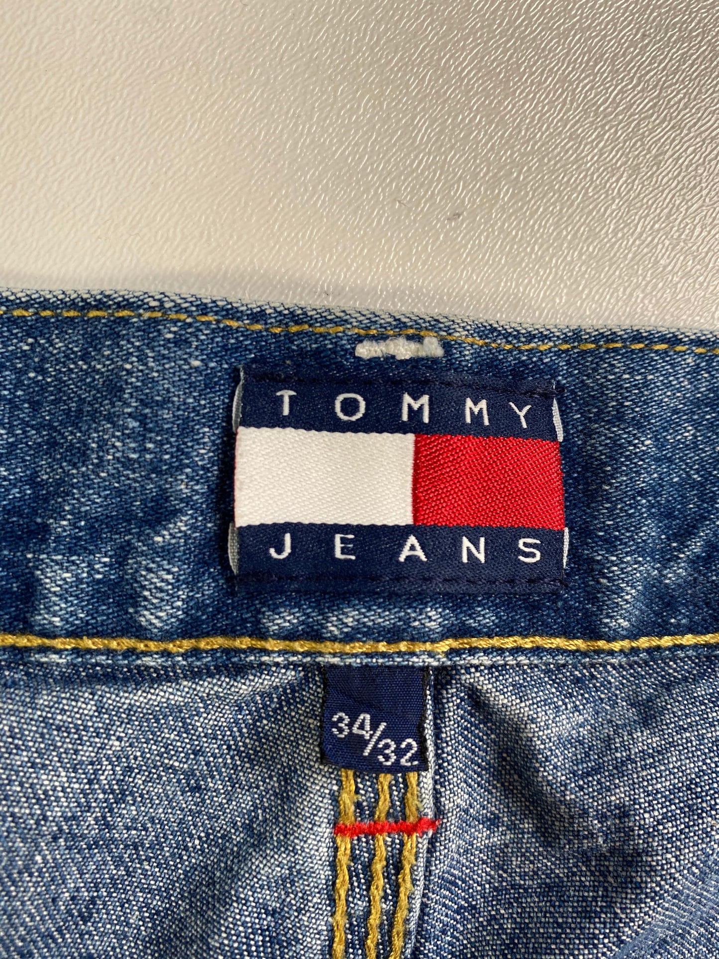 90's TOMMY JEANS Size W33xL30 Vintage Denim Pants / A1385