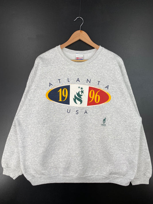 1996 ATLANTA OLYMPIC Made in USA Size XXL Vintage Sweat-shirt / A1267