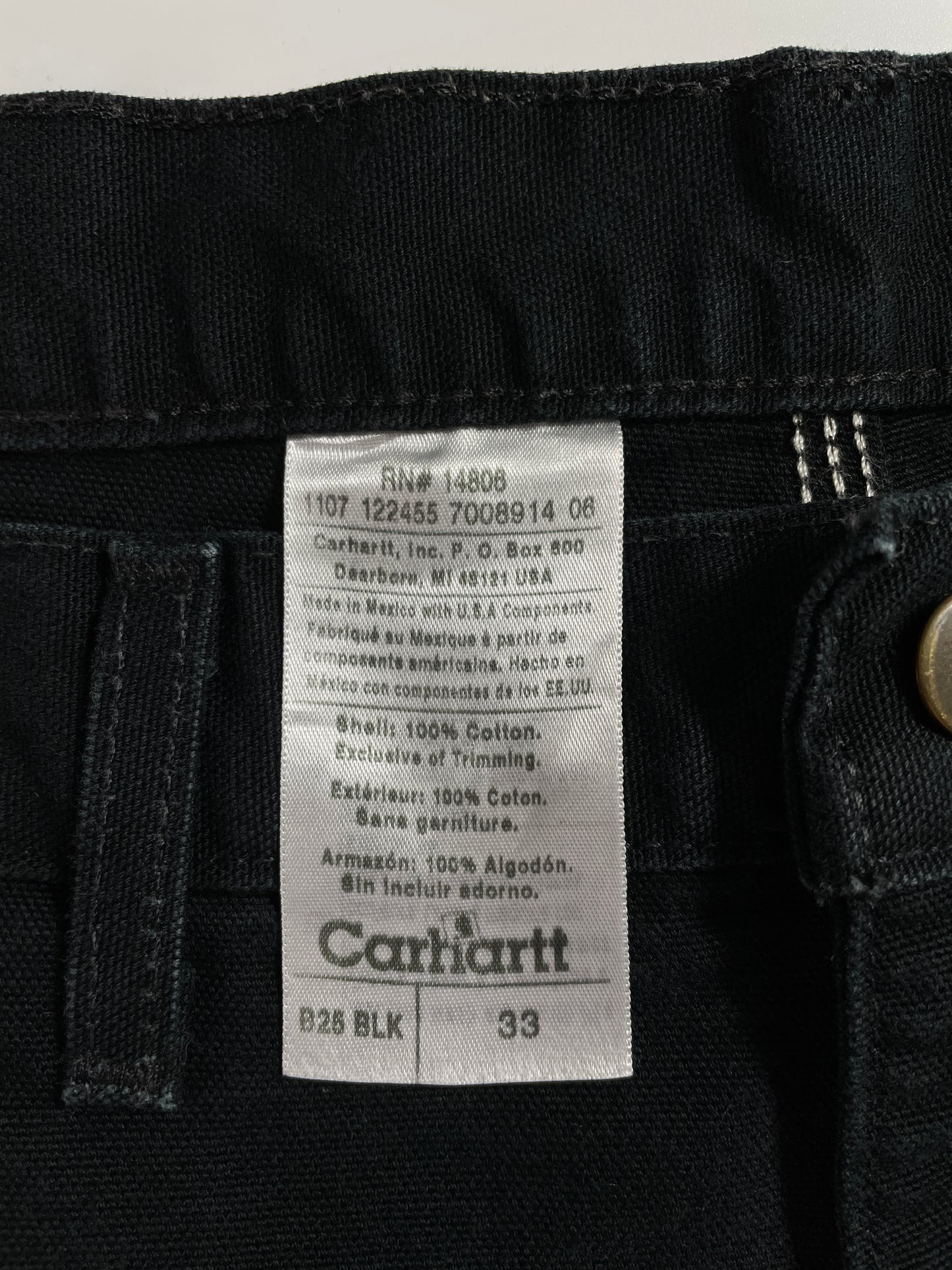Vintage CARHARTT Size W33 Duck Shorts / A3564