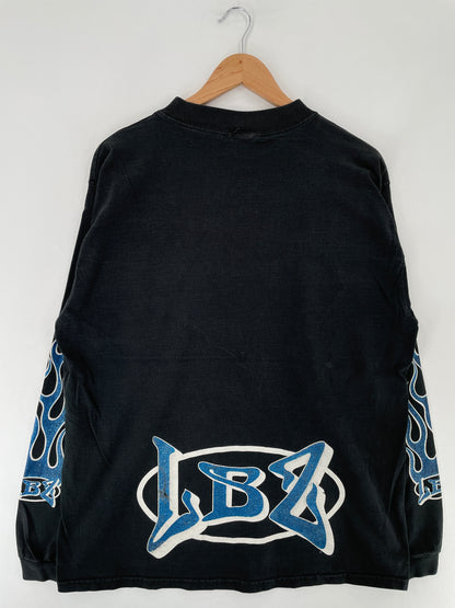 90' LBZ Made in USA Size Approx.XL Vintage Long sleeve T-Shirt / E6072T