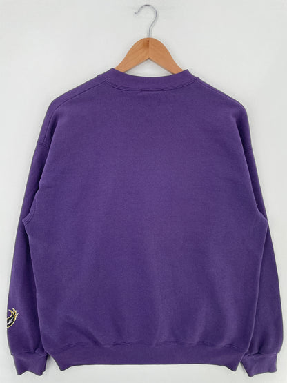1998 BALTIMORE RAVENS Size L Vintage NFL Sweat-Shirt / E3919S