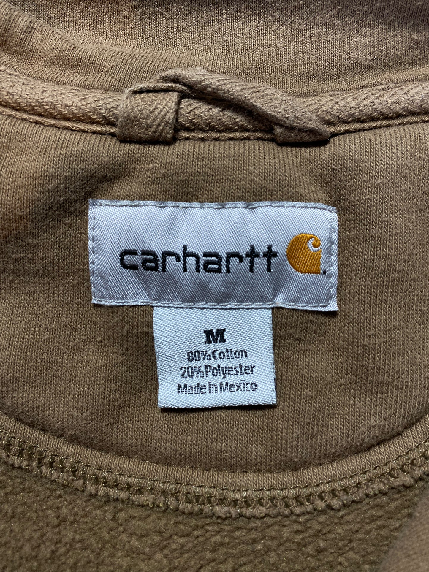 Vintage CARHARTT Size M Half-Zip Sweat-shirts / A948