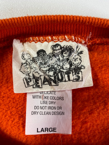 90’s SNOOPY HALLOWEEN Made in USA Size L Vintage Sweat-shirt / A7283