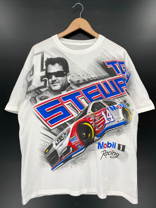 Vintage TONY STEWART Size XL Racing T-Shirt / K4784